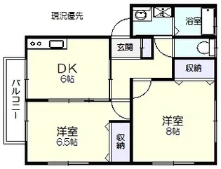 エステートI【2階】の間取り