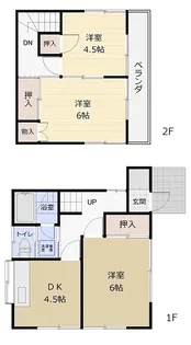 埼玉県所沢市大字山口【一戸建】の間取り
