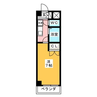 ヴィアルCITY今池【1階】の間取り