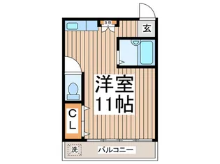 シティーパルU【2階】の間取り