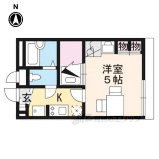 レオパレスTAKUYA3【2階】の間取り