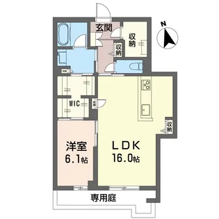 ヴィオラ・ボヌール【1階】の間取り