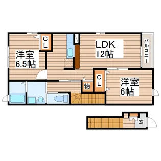 カメーリア・K【2階】の間取り