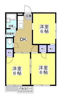 M s谷上【1階】の間取り