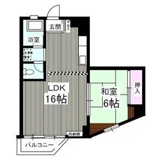 アルソリエート岐阜高砂【2階】の間取り
