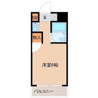 ぶるうめんはいむなかの【2階】の間取り