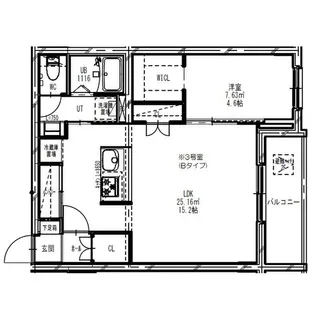 Rfino(アールフィーノ)N17【4階】の間取り