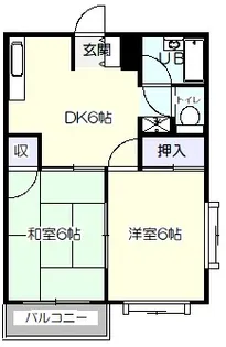 エルディムすずき【2階】の間取り