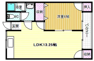 ハイム上野II【3階】の間取り