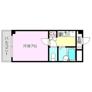 ヴィルヌーブ【2階】の間取り