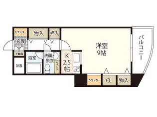 サンクレスト東雲【10階】の間取り