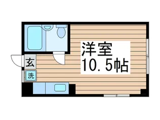 富田ビル【2階】の間取り