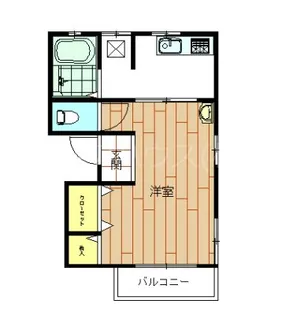 神奈川県川崎市中原区木月3【アパート】の間取り