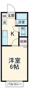 グリーンヒルズK【2階】の間取り