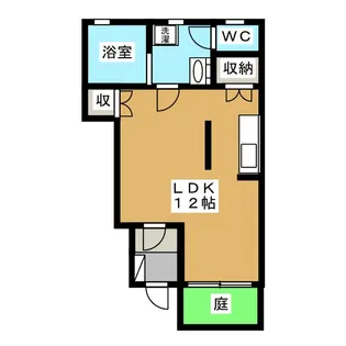 1Rの間取り画像