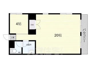 チサンマンション錦第二【10階】の間取り