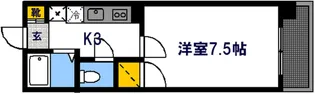 1Kの間取り画像
