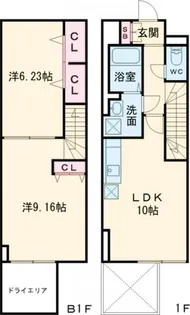 ALTERNA早稲田(オルタナワセダ)【1階】の間取り