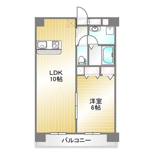 CITY SPIRE新神戸【9階】の間取り