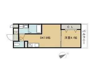 グランツ森町【2階】の間取り