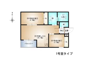 Regalest-F 海田【1階】の間取り