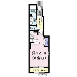 エレガンテIII【1階】の間取り