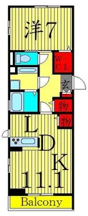 ブリーズ綾瀬【2階】の間取り