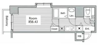 グランド・ガーラ西麻布【7階】の間取り