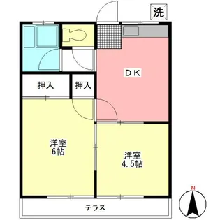 柳橋荘【2階】の間取り