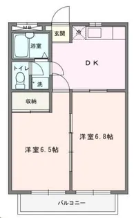 神奈川県大和市西鶴間5【アパート】の間取り