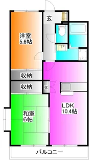 コーポラス日和II【3階】の間取り