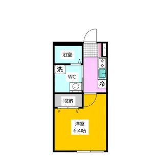 ベイルームリニア橋本【1階】の間取り