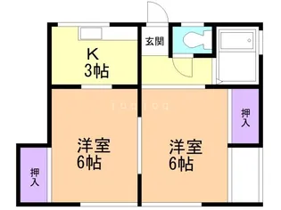 第八藤美荘【1階】の間取り