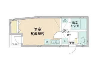 CASA CALMA 東新宿【2階】の間取り