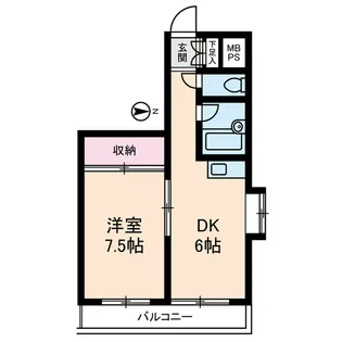 三桃マンション【2階】の間取り