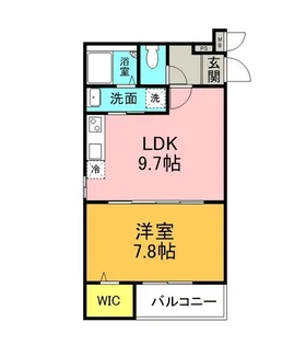 グランメゾンゆずり葉I番館【2階】の間取り