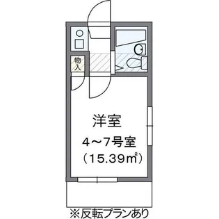 愛知県名古屋市守山区城南町【アパート】の間取り