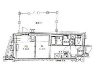 東京都新宿区河田町【マンション】の間取り