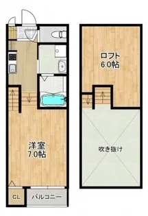 modern palazzo 喜々津Soleil【1階】の間取り