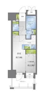 アクタス天神アネックスIII【5階】の間取り