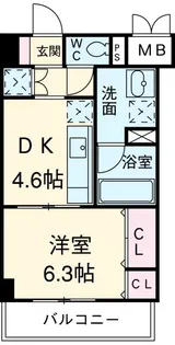 Avenue静岡茶町【4階】の間取り