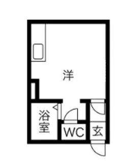 コーポメマリスB【1階】の間取り