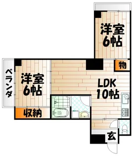 メゾン黒瀬【2階】の間取り