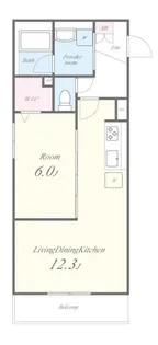 東京都新宿区西落合2【マンション】の間取り