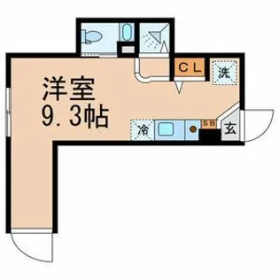 東京都豊島区南池袋1【アパート】の間取り