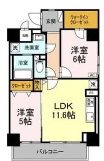 トンシェトア【3階】の間取り