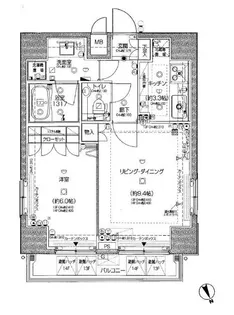 パレステュディオ四谷【13階】の間取り