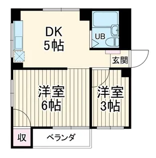 レジデンス新川崎【1階】の間取り