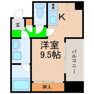 愛知県名古屋市中区東桜2【マンション】の間取り