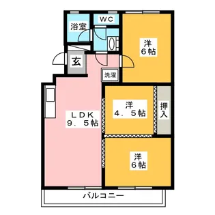 Sunny Place【2階】の間取り